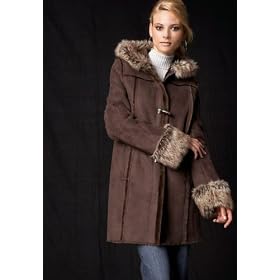 Chadwicks Faux-Shearling Coat