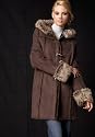 Chadwicks Faux-Shearling Coat