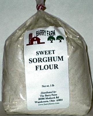 Sorghum Flour, Sweet White, 1 lb.