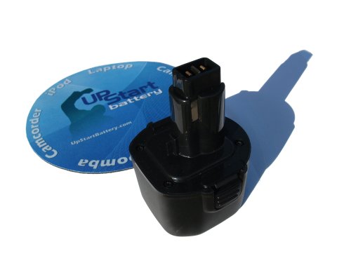 UpStart Battery for Dewalt 9.6 Volt Power Tools. Includes UpStart Battery Mouse Pad. 9.6V. 1300mAh