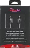 Rocketfish Digital Fiber Optic Audio Cable - 4ft (1.2M) (Bulk Pack)