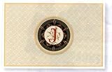 Classic Monogram Initial Fine Embossed Note Cards in Portfolio: 10 Notecards & Envelopes, J