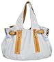 Givenchy Blue Nylon and Beige Leather Shoulder Bag 69581127BL