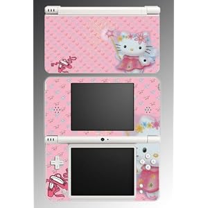 Hello Kitty Pink Fairy Princess Cute Cat Skin Nintendo DSi XL