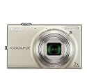 Nikon COOLPIX S6100 16 MP Digital Camera with 7x NIKKOR Wide-Angle Optical Zoom Lens and 3-Inch Touch-Panel LCD (Silver)