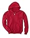 Hanes Comfortblend EcoSmart Full-Zip Kids' Hoodie Sweatshirt, Deep Red, Large