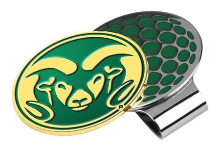 Colorado State Rams Csu Ncaa Hat Golf Clip With Ball Marker