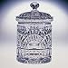 FREEDOM BISCUIT JAR - 24% CRYSTAL FREEDOM BISCUIT JAR WITH COVER - candy dish
