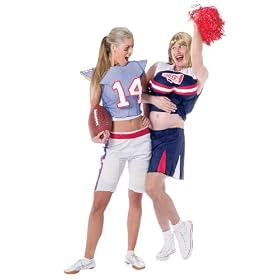 Football Player Girl Athelete Couples Halloween Costume Idea