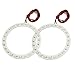 uxcell 2 x 80mm Red 24 SMD LED Rear Angel Eyes Halo Ring