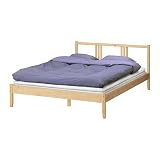 IKEA Bettgestell “Fjellse” Bett in 140×200 cm aus massiver, unbehandelter Kiefer