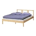 IKEA Bettgestell "Fjellse" Bett in 140x200 cm aus massiver, unbehandelter Kiefer