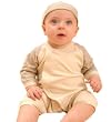 Sckoon Organic Cotton Japonesk Baby Round Kimono - Size 3-6 Months booties- and cap not included