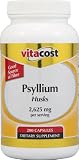 Vitacost Psyllium Husks -- 2,625 mg per serving - 200 Capsules