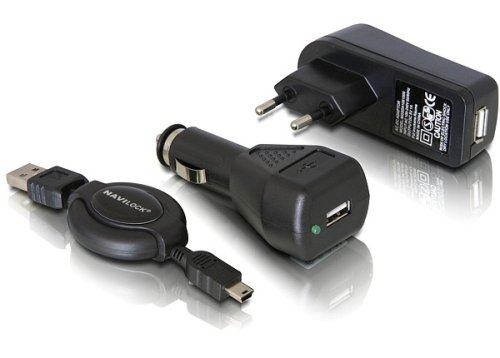 Navilock 3 in 1 Stromversorgungsbundle Mini USB Preisvergleich