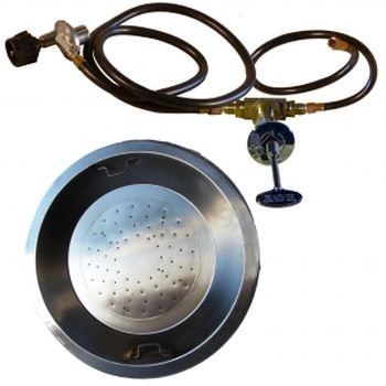 Round Pan Firepit Burner Kit, Propane