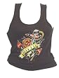 Lucky 13 Anchor Tattoo design Ladies Beater Shirt Old School Tattoo Design Tank Top