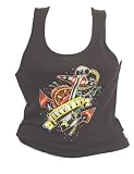 Lucky 13 Anchor Tattoo design Ladies Beater Shirt Old School Tattoo Design Tank Top