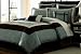 12 PC. CLASSIC SUPER BED IN A BAG COMFORTER SET W/ MATCHING PILLOWS and SHEET SET