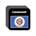 US State Flag - CHANHASSEN, Minnesota (MN) Set of 4 Mini-Mousepad Coasters