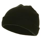 Infant Knit Cuff Beanie - Black W20S14F
