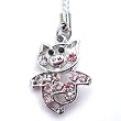 Cell Phone / Camera / MP3 Player Charm Strap Beautiful Clear Diamond Dancing Pig