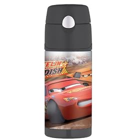 Thermos Cars Funtainer Bottle - 12 Oz.: Kitchen &amp; Dining