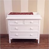 Dick Changing Table and Dresser by Bratt Decor in White