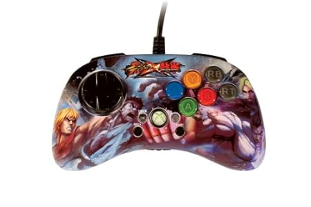 Mad Catz  Xbox360用ゲーミングコントローラー  STREET FIGHTER X 鉄拳 ファイトパッド SD – リュウ & ケン V.S. 一八 & ニーナ  MC3-FP-SXT-R