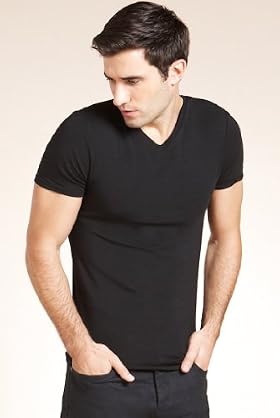 Autograph Modal Short Sleeve V-Neck Vest