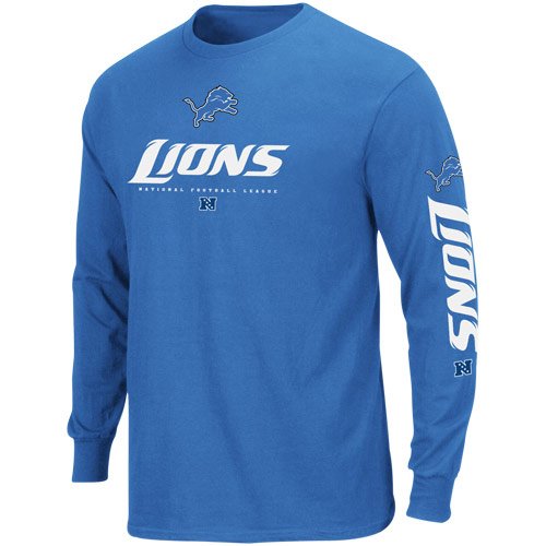 Detroit Lions Primary Receiver Long Sleeve T-Shirt XX Large