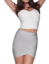 Sexy Nylon/Rayon/Spandex Lace Cocktail Above the Knee Bandage Dress/Club Dress/Prom Dress/Party Dress/Mini Dress 