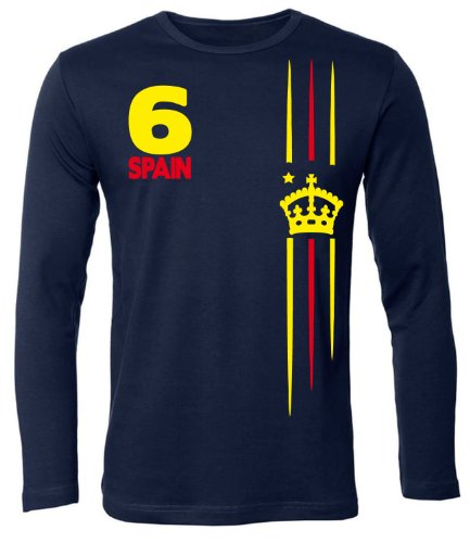 FUSSBALL WM 2014 – SPANIEN FANSHIRT 3211(HL-N) Gr. XL
