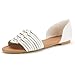 DREAM PAIRS RITAA Women's Gladiator Easy Slip On Open Narrow Toe Flat Summer Sandals