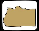 Decorated Mouse Pad with map, "Equatorial Guinea", geograpy, region, Africa, outline, area, land