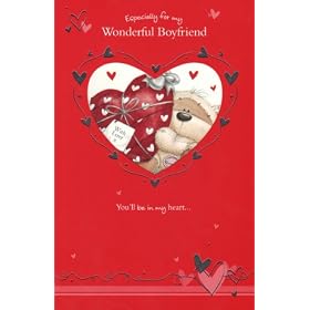 Valentines Day Card 'Wonderful Boyfriend'