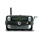 Etón FR1000 Voicelink Self-Powered Hand-Crank AM/FM/NOAA Weather Two-Way GMRS Clock Radio with Flashlight, Siren, and Cell Phone Charger (Black)