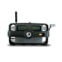 Et�n FR1000 Voicelink Self-Powered Hand-Crank AM/FM/NOAA Weather Two-Way GMRS Clock Radio with Flashlight, Siren, and Cell Phone Charger (Black)