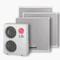 LG Tri Zone H36AMT (12+12+12) Wall Heat Pump 13 SEER - 36,000 BTU (3 Ton)