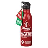 Wild and Wolf Drinks Bottle - British Style Red Fire Extinguisher