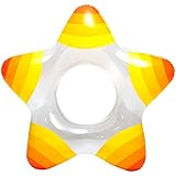 Intex Inflatable Star Shape Swim Rings, (Colors May Vary), 1 Pack