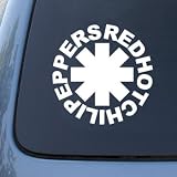 RED HOT CHILI PEPPERS - Vinyl Car Decal Sticker #A1635 | Vinyl Color: White