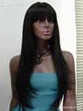 Kelly Rowland Long Hairstyle Remy Human Hair Custom with Bangs