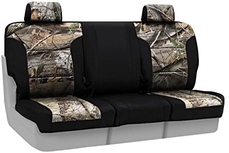 Coverking Front 40/20/40 Custom Fit Seat Cover for Select Chevrolet Silverado Models - Neosupreme (Realtree AP Camo with Black Sides)