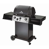 11' Cast Aluminum Propane Gas Grill with 3 Dual-Tube Burners