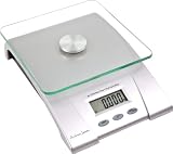 Andrew James Electronic Digital Kitchen Scales With Glass Platform. 9V Battery included