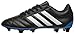 adidas Men's Goletto V FG Soccer Shoe, Black/White/Solar Blue S, (8.5 M US)