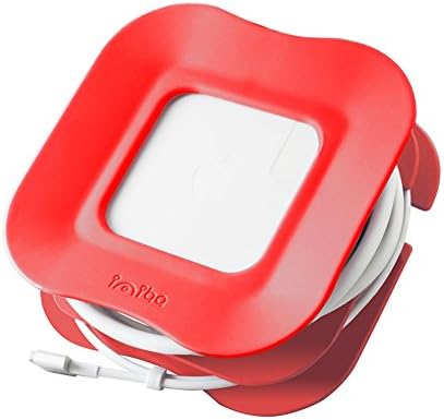 Red Cable Organizer Tidy Cord Wrap for 13" Macbook Pro 60W Magsafe Power Adapter