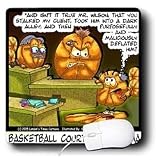 Londons Times Funny Society Cartoons - Basketball Courtroom Drama - Mouse Pads