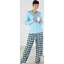 Bay Studio Conffetti Plaid Flannel Pajama Set